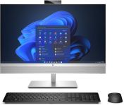 PC all-in-one HP EliteOne 870 G9, Procesor 14ᵗʰ Gen Intel Core i9-14900 up to 5.8GHz, 27" QHD (2560x1440) IPS anti-glare touch 250 nits, RAM 32GB (2x16GB) 5600MHz DDR5, SSD 1TB M.2 PCIe NVMe, Intel UHD Graphics 770, culoare Natural Silver, Windows 11 Pro