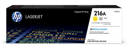 Toner original HP 216A, culoare yellow, pentru HP LaserJet Pro MFP M183xx/ M182xx/ M155, capacitate 850 pagini