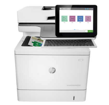 Imprimanta laser multifunctionala color A4, HP Color LaserJet Enterprise Flow MFP M578c, 38 ppm, duplex, ADF, USB, Retea, toner