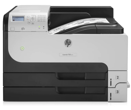 Imprimanta laser monocrom A3, HP Laserjet Enterprise 700 M712dn,  41 ppm, 1200x1200 dpi, duplex, RAM 1GB, USB, Retea, toner 