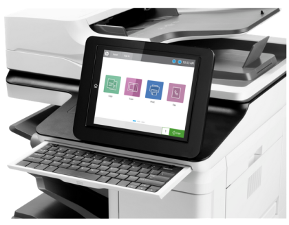 Imprimanta laser multifunctionala color A4, HP Color LaserJet Enterprise Flow MFP M682z, 56 ppm, duplex, ADF, USB, retea, Wi- Fi, Bluetooh, toner 