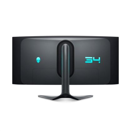 Monitor LED Dell Alienware curbat AW3423DWF, 34" WQHD (3440x1440), QD-OLED, 250nits, 0.1ms, 165Hz, culoare negru