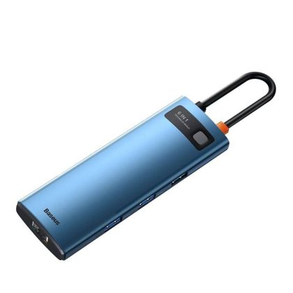 Dock Baseus Type-C Metal Gleam, albastru
