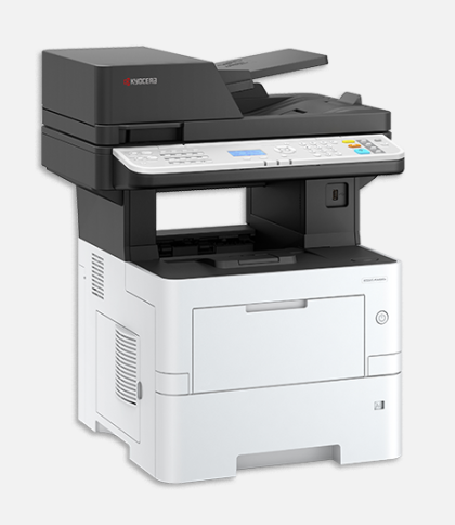 Imprimanta multifunctionala laser monocrom A4, Kyocera ECOSYS MA4500x,45 ppm, duplex, ADF, printare, copiere, scanare, 1200 x1200 dpi, RAM 1GB, USB, Retea, starter toner