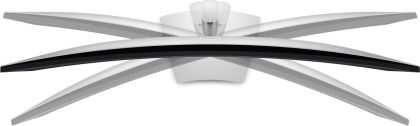 Monitor LED Dell curbat U4924DW, 49" DQHD (5120x1440), IPS, 350nits, 5ms, 60Hz, Curved, culoare Black-Silver