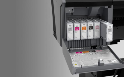 Plotter Epson SureColor SC-P7500 24 inch, A1, 1.200 x 2.400 DPI, RAM 2GB, USB, RETEA, cartuşe de cerneală individuale
