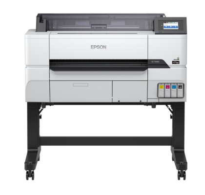 Plotter Epson Surecolor SC-T3405 24 inch, A1,  CU STAND, 2.400 x 1.200 DPI, RAM 1GB, USB, retea, Wi-Fi, ecran tactil, cartuse de cerneala individuale