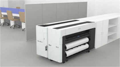 Plotter Epson SureColor SC-T5700D 36 inch, A0, 2400 x1200 dpi, RAM 4GB, USB, retea, cartuse de cerneala individuale.
