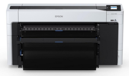 Plotter Epson SureColor SC-T7700D 44 inch, A0, 2.400 x 1.200 DPI, RAM 4GB, USB, retea, Wi-Fi, cartuse de cerneala individuale.