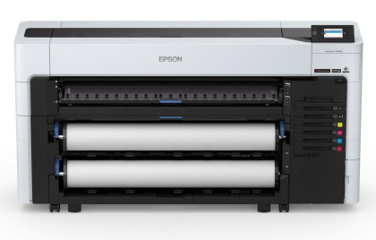 Plotter Epson SureColor SC-T7700DL 44 inch, A0, 2.400 x 1.200 DPI, USB, retea, Wi-Fi, Bluetooth, rola automata de preluare, sistem integrat de recipient de cerneala.