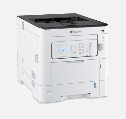 Imprimanta laser color A4, Kyocera ECOSYS PA3500cx, 35 ppm, 1200x1200 dpi, duplex, USB, Retea, starter toner set