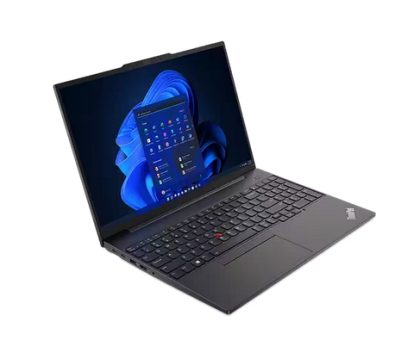 Laptop Lenovo ThinkPad E16 Gen1 (Intel), Procesor 13th Generation Intel Core i7 1355U up to 5.0GHz, 16" WUXGA(1920x1200)IPS 300nits anti-glare, ram 16GB(8GB soldered+8GB)3200MHz DDR4, 512Gb SSD M.2 PCIe NVMe, Intel Iris Xe Graphics, culoare Black, DOS