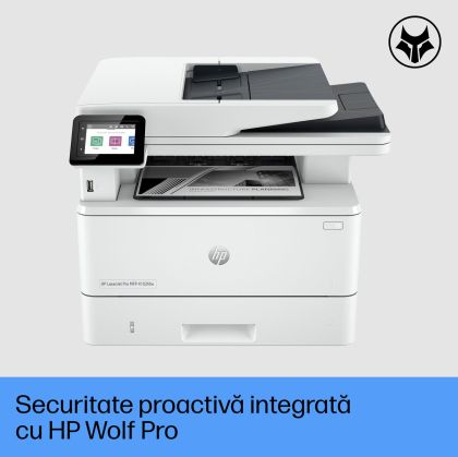 Pachet promo cu imprimanta multifunctionala laser monocrom A4, HP Pro 4102FDW si laptop HP ProBook 450 G10