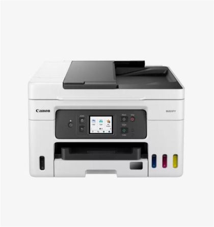 Imprimanta multifunctionala inkjet color Canon MAXIFY GX4040 A4, 18ppm, 600x1200 dpi, duplex, ADF, USB, LAN, Wi-Fi, starter cerneala