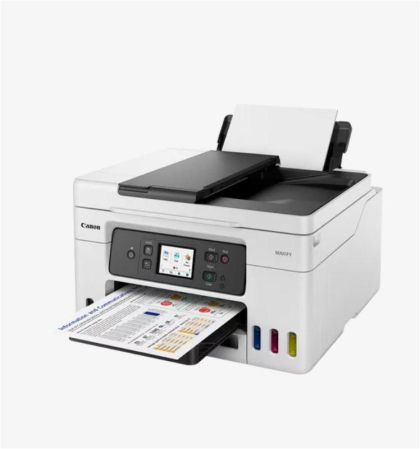 Imprimanta multifunctionala inkjet color Canon MAXIFY GX4040 A4, 18ppm, 600x1200 dpi, duplex, ADF, USB, LAN, Wi-Fi, starter cerneala