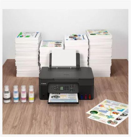 Imprimanta multifunctionala inkjet color Canon PIXMA G3470 A4, 11ppm, 4800x1200 dpi, USB, Wi-Fi, starter cerneala