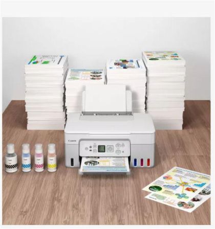 Imprimanta multifunctionala inkjet color Canon PIXMA G3470  White A4, 11ppm, 4800x1200 dpi, USB, Wi-Fi, starter cerneala, alb