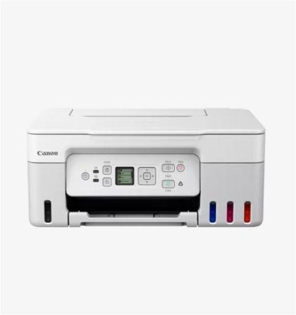Imprimanta multifunctionala inkjet color Canon PIXMA G3470  White A4, 11ppm, 4800x1200 dpi, USB, Wi-Fi, starter cerneala, alb