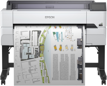 Plotter Epson Surecolor SC-T5400 36 inch, A0 2400x1200 dpi, RAM 1GB, retea,USB,Wi-Fi, suport imprimanta, stivuitor hartie, starter toner.