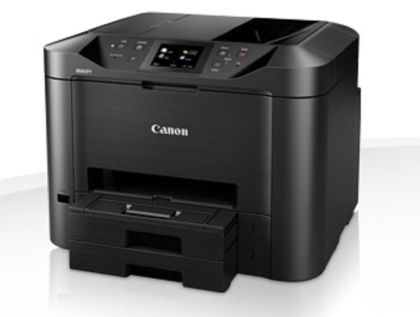 Imprimanta multifunctionala inkjet color Canon MAXIFY MB5450 A4, 24ppm, 600x1200 dpi, duplex, ADF, USB, Wi-Fi, fax, starter cerneala