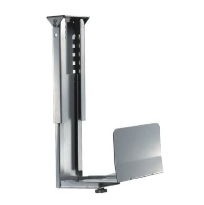 NM PC Under Desk Mount 13-23cm, argintiu