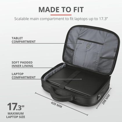 Trust Sydney Carry Bag 17" laptops black