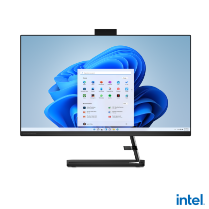 PC all-in-one Lenovo IdeaCentre 3 24IAP7, Procesor 13th Intel Core i7-13620H up to 4.90GHz, 23.8" FHD (1920x1080) UWVA anti-glare 250 nits, RAM 16GB (2x 8GB) 3200 DDR4, 512GB SSD M.2 PCIe NVMe, Intel UHD Graphics, culoare Black, FreeDOS