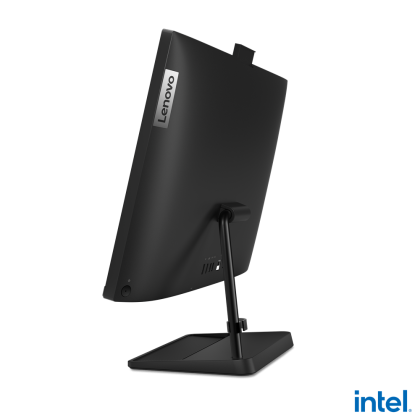 PC all-in-one Lenovo IdeaCentre 3 24IAP7, Procesor 13th Intel Core i7-13620H up to 4.90GHz, 23.8" FHD (1920x1080) UWVA anti-glare 250 nits, RAM 16GB (2x 8GB) 3200 DDR4, 512GB SSD M.2 PCIe NVMe, Intel UHD Graphics, culoare Black, FreeDOS