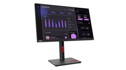 Monitor LED Lenovo ThinkVision T24i-30, 23.8" FHD (1920x1080), IPS, 250nits, 4ms, 60Hz, culoare Black