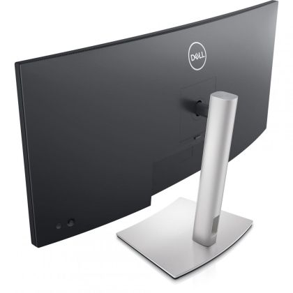 Monitor LED Dell curbat P3424WE, 34" WQHD (3440x1440), IPS, 300nits, 5ms, 60Hz, culoare black-silver