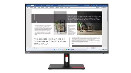 Monitor LED Lenovo ThinkVision S27i-30, 27" FHD (1920x1080), IPS, 300nits, 4ms, 100Hz, culoare Storm Grey