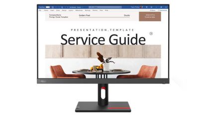 Monitor LED Lenovo ThinkVision S24i-30, 23.8" FHD (1920x1080), IPS, 250nits, 4ms, 100Hz, culoare Raven Black