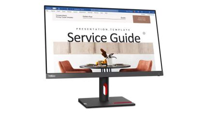 Monitor LED Lenovo ThinkVision S24i-30, 23.8" FHD (1920x1080), IPS, 250nits, 4ms, 100Hz, culoare Raven Black