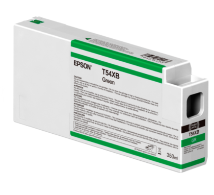 Cartus cerneala original Epson Singlepack Green T54XB00 UltraChrome HDX/XD pentru Plotter SureColor SC-P7000 STD SureColor SC-P7000 STD Spectro SureColor SC-P7000 STD Violet Spectro SureColor SC-P7000V, capacitate 350ml