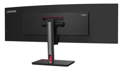 Monitor LED curbat Lenovo ThinkVision P49w-30, 49" DQHD (5120x1440), IPS, 350nits, 4ms, 60Hz, culoare Black