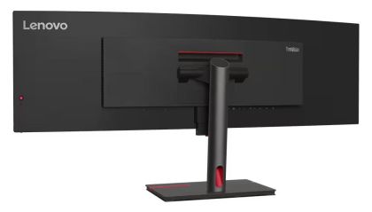 Monitor LED curbat Lenovo ThinkVision P49w-30, 49" DQHD (5120x1440), IPS, 350nits, 4ms, 60Hz, culoare Black