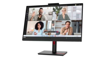 Monitor LED Lenovo ThinkVision T27hv-30, 27" QHD (2560x1440), IPS, 300nits, 4ms, 75Hz, culoare Raven Black