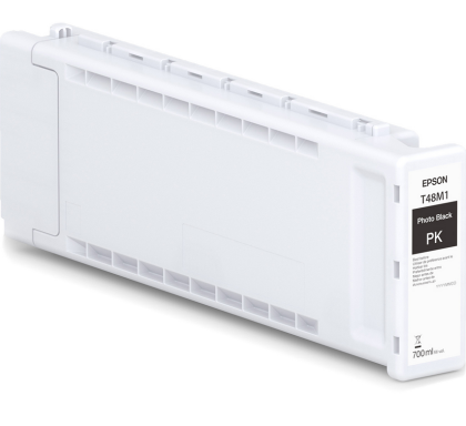 Cartus cerneala original Epson Singlepack UltraChrome Pro 6 Photo Black T48M1 pentru Plotter Epson SureColor SC-P8500D /  SC-P6500DE / SC-P6500D / SC-P6500E / SC-P8500DM, capacitate 700ml