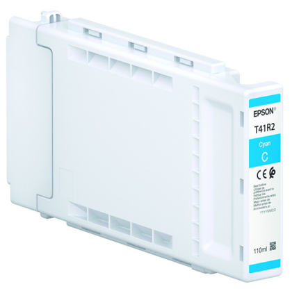 Cartus cerneala original EPSON T41R2, culoare cyan pentru Plotter Epson SureColor SC-T3400 / T5400 / T5400M/ T3405/ T3405N/ T5405, capacitate 110ml