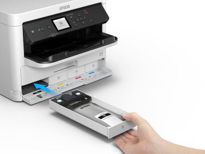 Imprimanta inkjet color Epson WorkForce Pro WF-C529RDW A4, 24ppm, 4800x1200 dpi, duplex, USB, LAN, Wi-Fi, starter cerneala