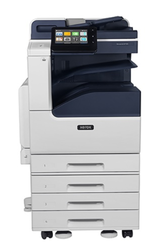 Imprimanta multifunctionala laser monocrom A3, Xerox VersaLink B7130, 30 ppm, duplex, 1200x1200 dpi, RAM 4GB, USB, retea, Wi-Fi, panou tactil