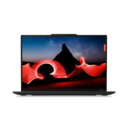 Laptop Lenovo ThinkPad X1 Carbon Gen 12, Procesor Intel Core Ultra 7 155U up to 4.8GHz, 14" 2.8K(2880x1800)OLED 400nit anti-glare, touch, ram 32GB soldered 6400MHz LPDDR5x, 2TB SSD M.2 PCIe NVMe, Intel Graphics, culoare Black, Windows11 Pro 