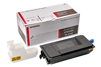 Toner Kyocera Integral TK-3160 culoare black pentru ECOSYS M3145dn, M3645dn, M3655idn, M3660idn, ECOSYS P3045dn, P3050dn, P3055dn, P3060dn, capacitate  12.500 pagini