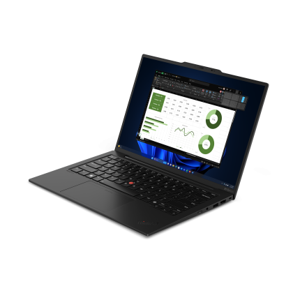Laptop Lenovo ThinkPad X1 Carbon Gen 12, Procesor Intel Core Ultra 7 155U up to 4.8GHz, 14" 2.8K (2880x1800) OLED 400nit anti-glare, touch, ram 32GB soldered 6400MHz LPDDR5x, 1TB SSD M.2 PCIe NVMe, Intel Graphics, culoare Black, Windows11 Pro