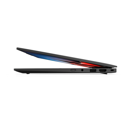 Laptop Lenovo ThinkPad X1 Carbon Gen 12, Procesor Intel Core Ultra 7 155U up to 4.8GHz, 14" 2.8K (2880x1800) OLED 400nit anti-glare, touch, ram 32GB soldered 6400MHz LPDDR5x, 1TB SSD M.2 PCIe NVMe, Intel Graphics, culoare Black, Windows11 Pro