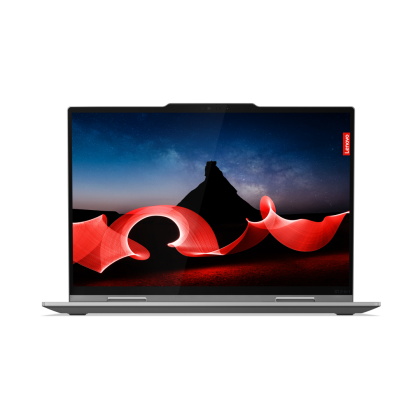 Laptop Lenovo ThinkPad X1 2-in-1 Gen 9, Procesor Intel Core Ultra 7 165U up to 4.9GHz, 14" WUXGA (1920x1200) IPS 400nits anti-glare/anti-smudge, touch, ram 64GB soldered 6400MHz LPDDR5x, 1TB SSD M.2 PCIe NVMe, Intel® Graphics, culoare grey, Windows11 Pro
