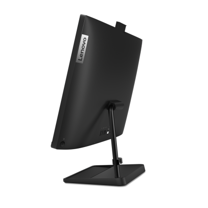 PC all-in-one Lenovo IdeaCentre AIO 3 27ALC6, Procesor AMD Ryzen 7 7730U up to 4.5GHz, 27" FHD (1920x1080) IPS anti-glare 250 nits, RAM 16GB (2x 8GB) 3200 DDR4, 1TB SSD M.2 PCIe NVMe, AMD Radeon™ Graphics, culoare Black, FreeDOS