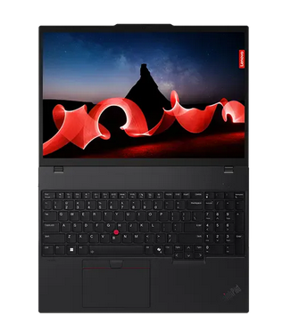 Laptop Lenovo ThinkPad T16 Gen 3, Procesor Intel Core Ultra 7 155U up to 4.8GHz, 16" WUXGA (1920x1200) IPS 400nits anti-glare, ram 32GB (2x16GB) 5600MHz DDR5, 1TB SSD M.2 PCIe NVMe, Intel® Graphics, culoare black, Windows11 Pro