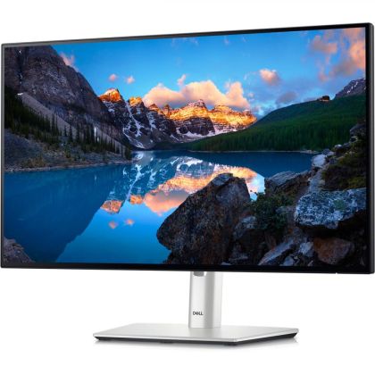 Monitor LED Dell U2424HE, 23.8" FHD (1920x1080), IPS, 250nits, 5ms, 120Hz, culoare silver