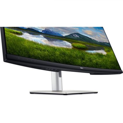 Monitor LED Dell curbat P3424WEB, 34" WQHD (3440x1440), IPS, 300nits, 5ms, 60Hz, culoare black-silver
